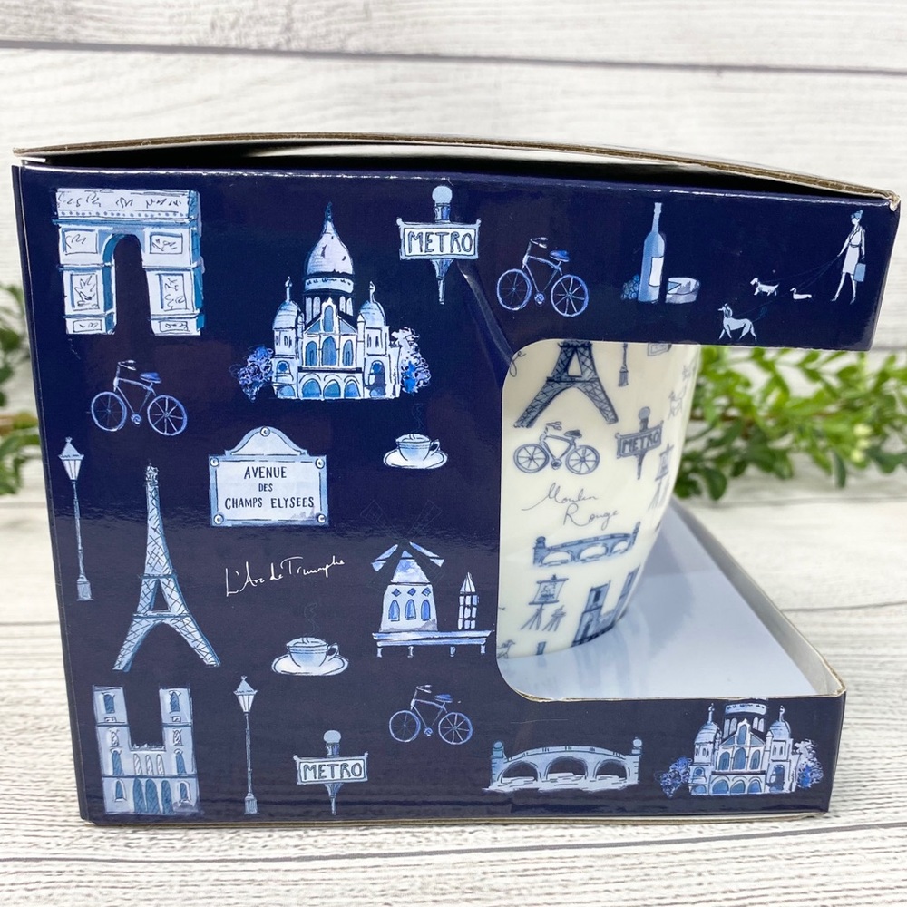 🌿🔥NEW Milly Green Paris Mug & Coaster Set 🌿 - Picture 5 of 9
